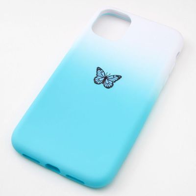 Blue Ombre Butterfly Phone Case
