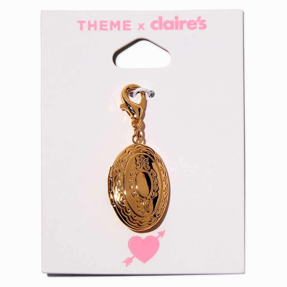 T H E M E x Claire's Gold-tone Locket Charm