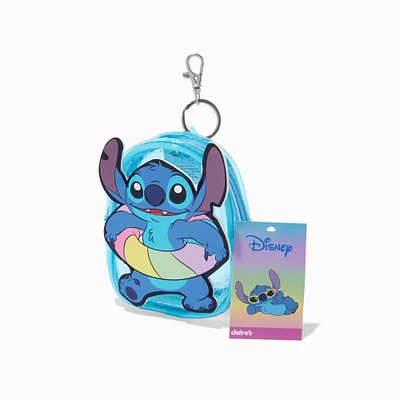 Disney Stitch Claire's Exclusive Summer Mini Backpack Keychain