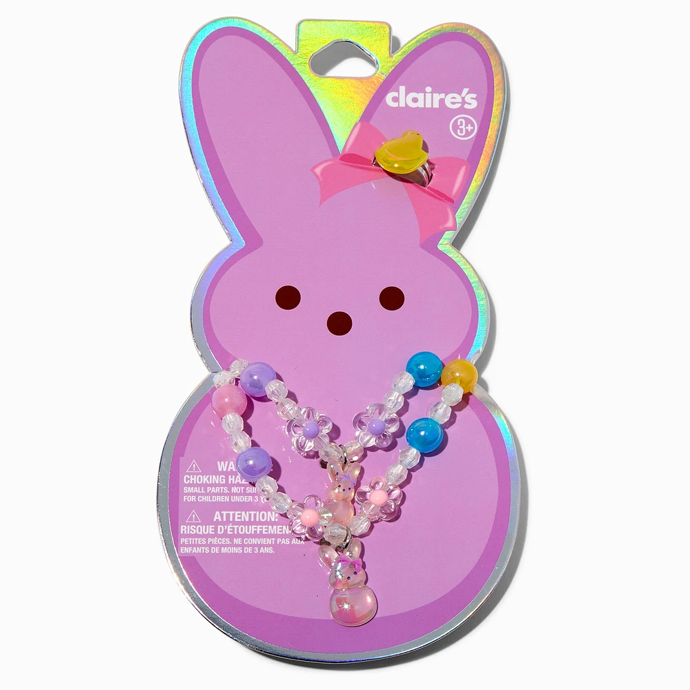 Easter Bunny Beaded Jewelry Set - 3 Pack