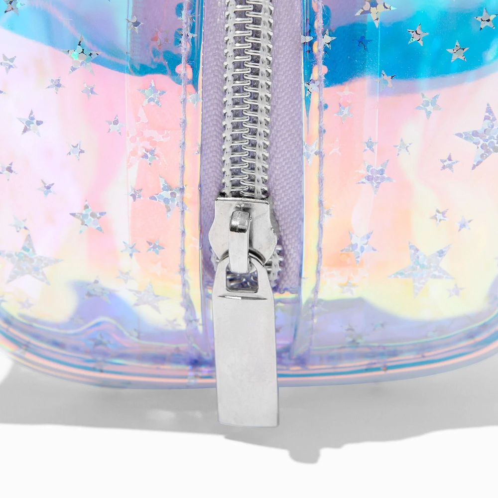 Holographic Star Transparent Makeup Bag