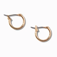 Gold 10MM Hoop Earrings