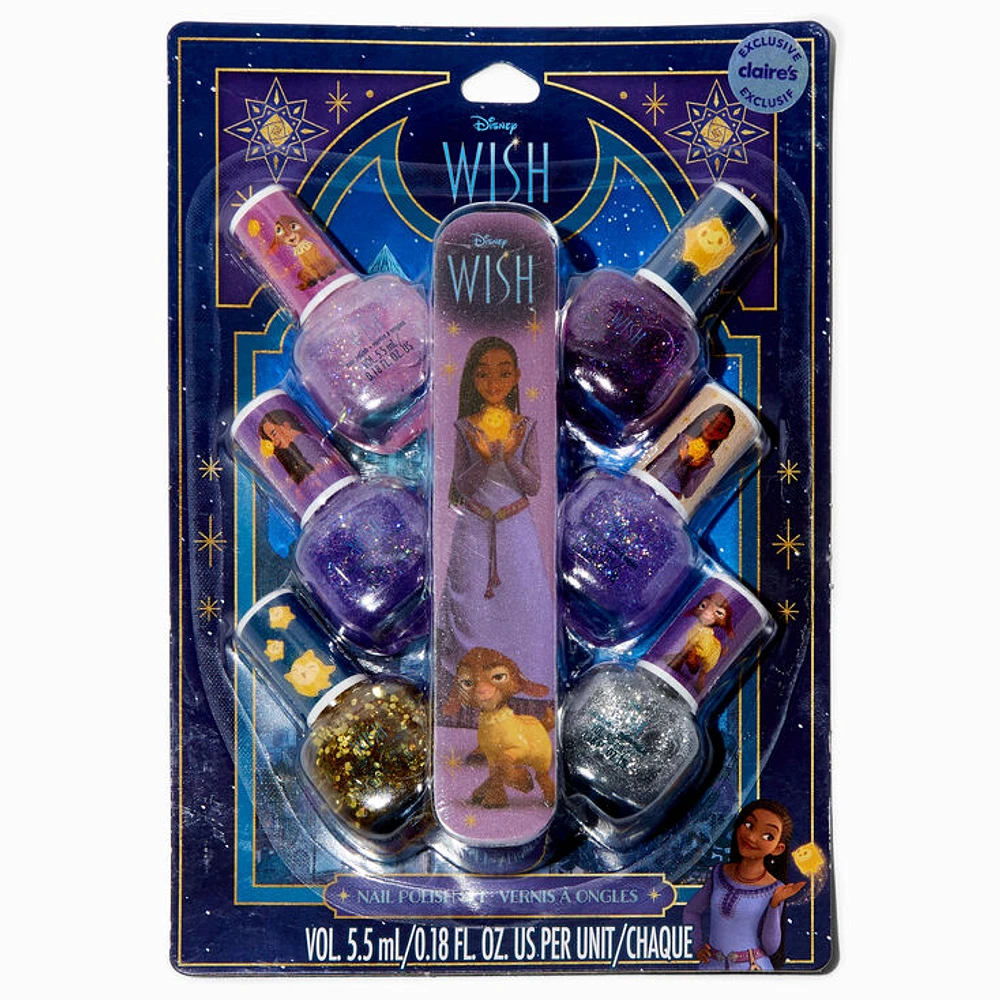 Disney Wish Claire's Exclusive Nail Polish Set - 7 Pack
