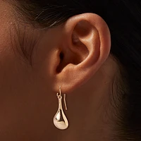 Gold-tone Liquid Drop Earrings