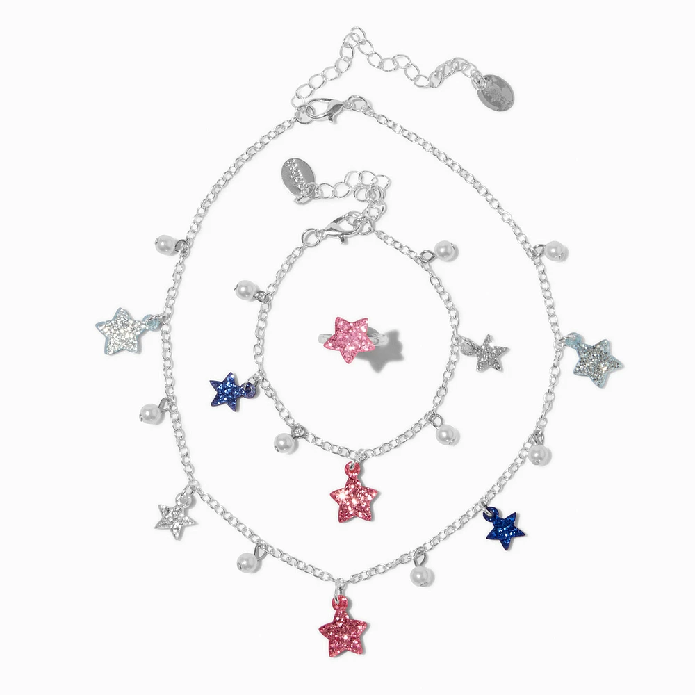 Claire's Club Starry Jewelry Set - 3 Pack