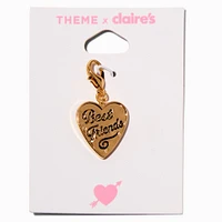 T H E M E x Claire's Gold-tone Best Friends Heart Charm