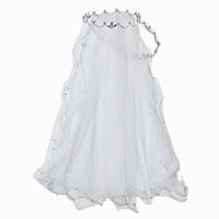 Claire's Club Special Occasion White Halo Veil