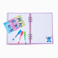 Disney Stitch Claire's Exclusive Summer Spiral Notebook & Stationery Set