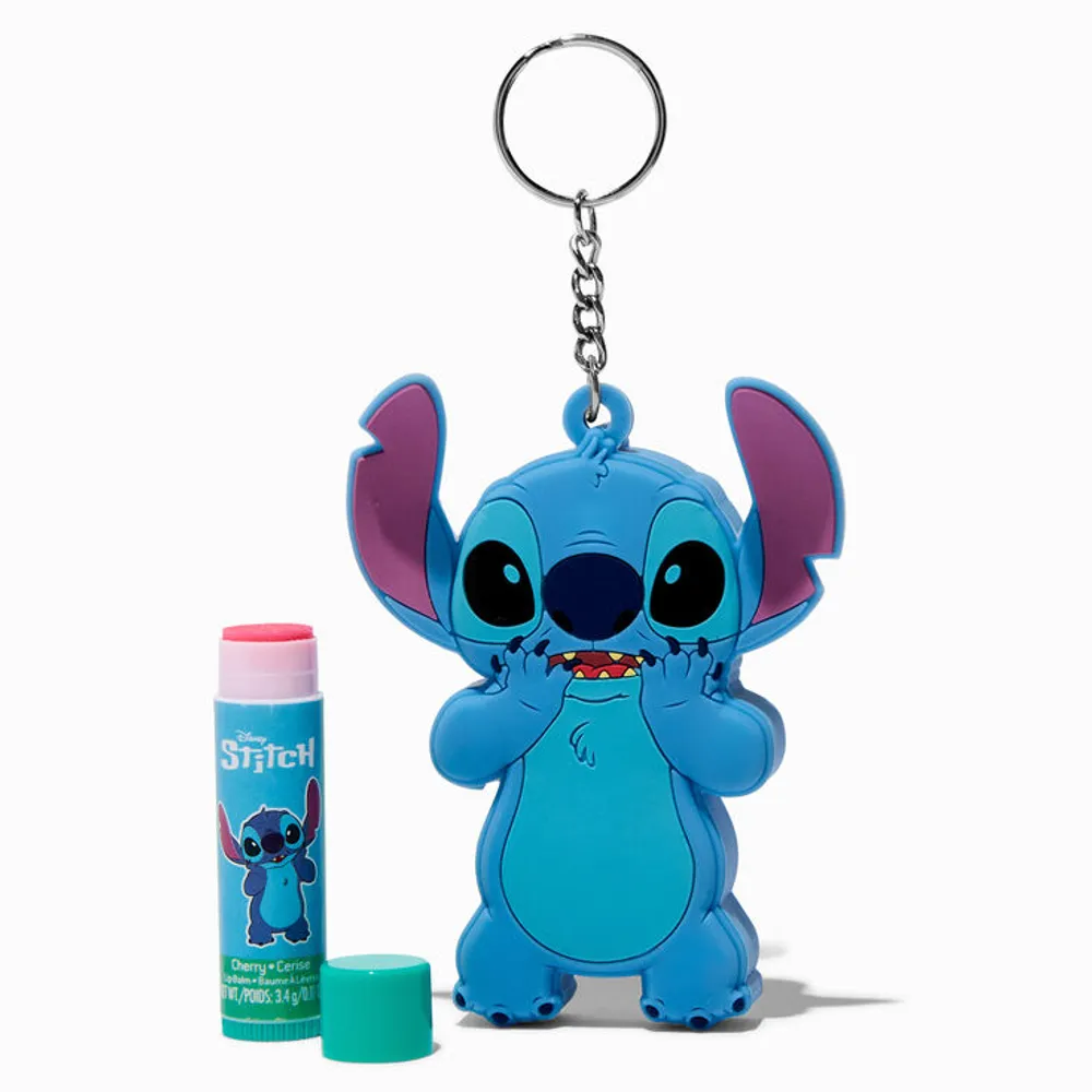 Claire's Disney Stitch Lip Balm Keychain