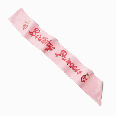 Birthday Princess Pink Sash