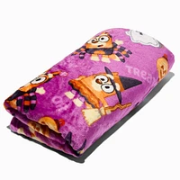 Bluey Pup Trick or Treat Silk Touch Throw Blanket