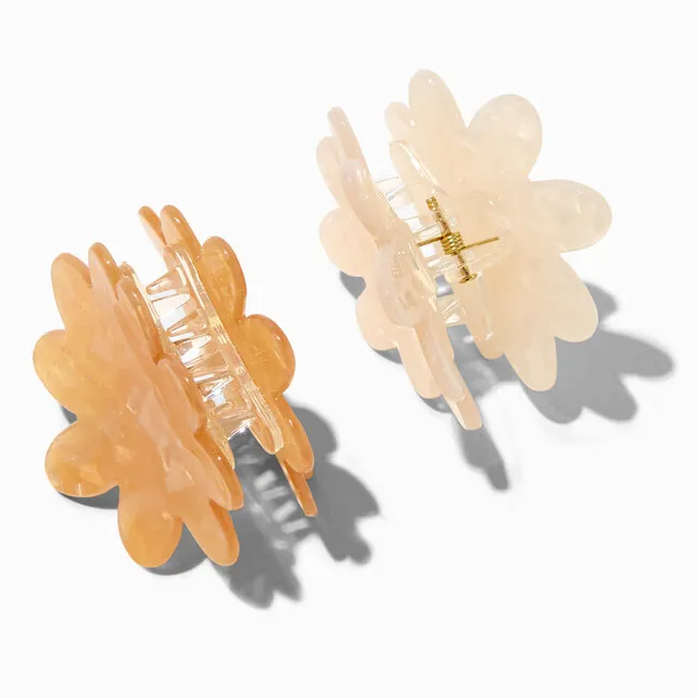 Mini Pony Tail Flower Claw Hair Clips