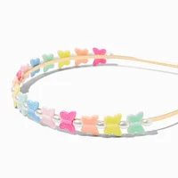 Claire's Club Pearl Neon Butterfly Headband