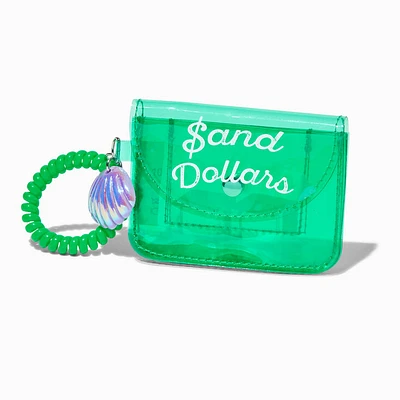 "Sand Dollars" Wristlet Coin Purse