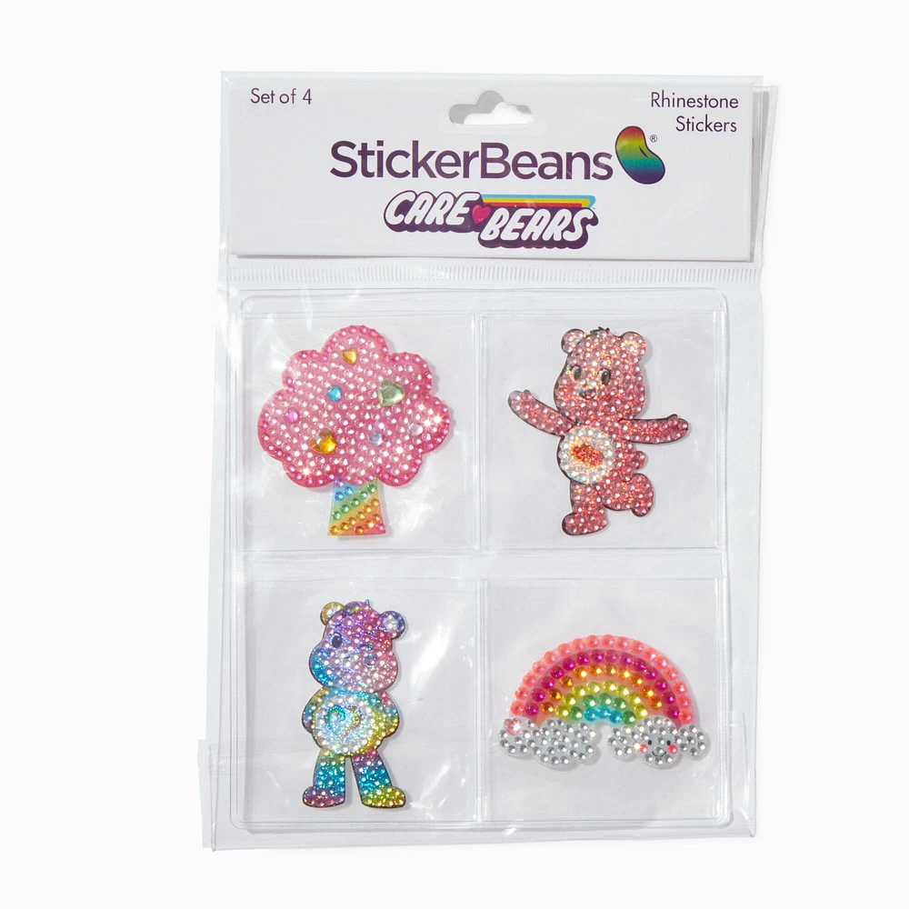 StickerBeans® x Care Bears™ Rhinestone Sticker Set - 4 Pack