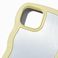 Yellow Trim Wavy Mirror Phone Case