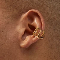 Gold-tone Double Chain Ear Cuff