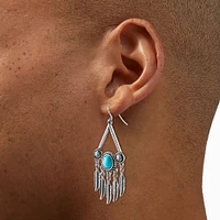 Cowgirl Triangle Dangle Drop Earrings