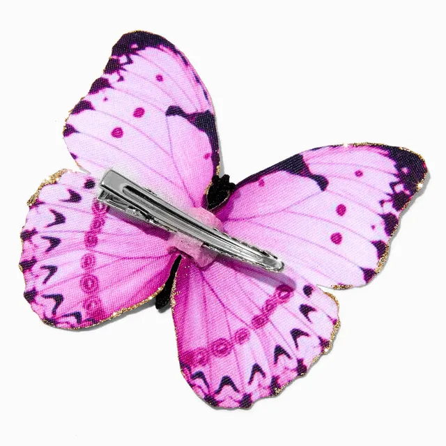 Pastel Butterfly Pearl Bow Hair Clip