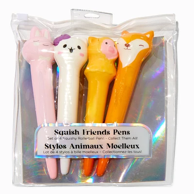 Squish Friends Rollerball Pen Set - 4 Pack