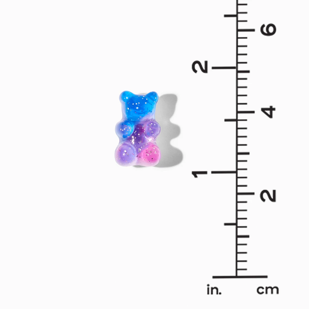 Blue Ombré Glow In The Dark Gummy Bears® Stud Earrings