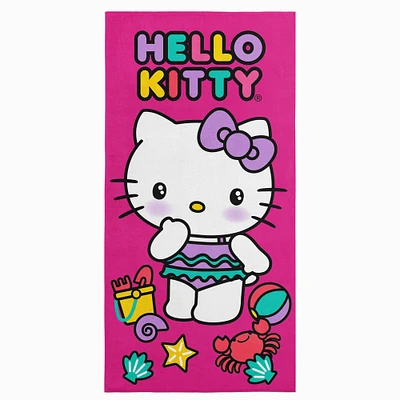 Hello Kitty® Beach Microfiber Beach Towel (ds)