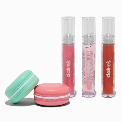 Blue Daisy Mini Book Lip Gloss Set