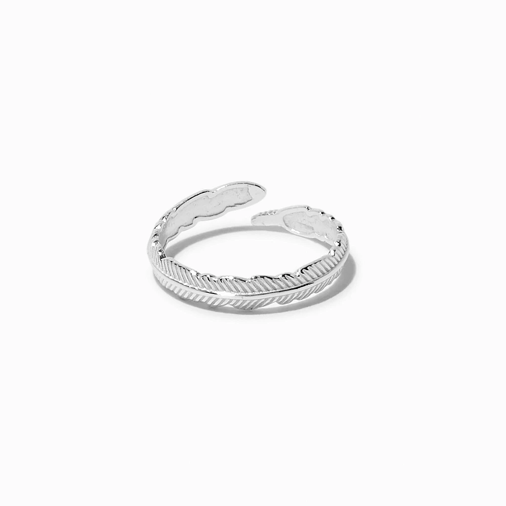 C LUXE by Claire's Sterling Silver Feather Toe Ring