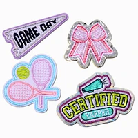 DIY Sporty Stick-On Patches - 4 Pack