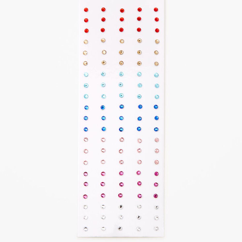 Mini Skin Gems - 100 Pack, Rainbow