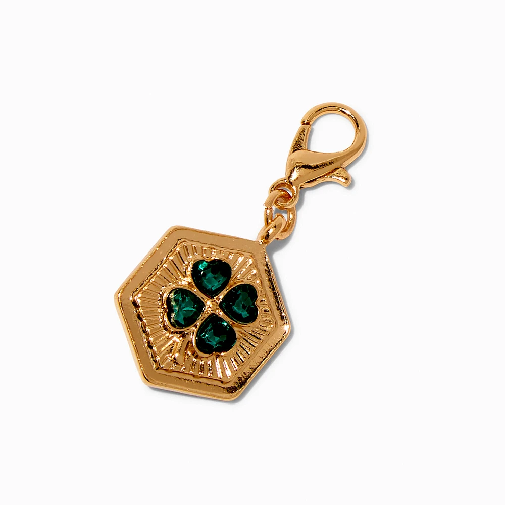 T H E M E x Claire's Green Crystal Lucky Charm