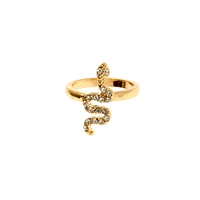 Gold Snake Midi Ring