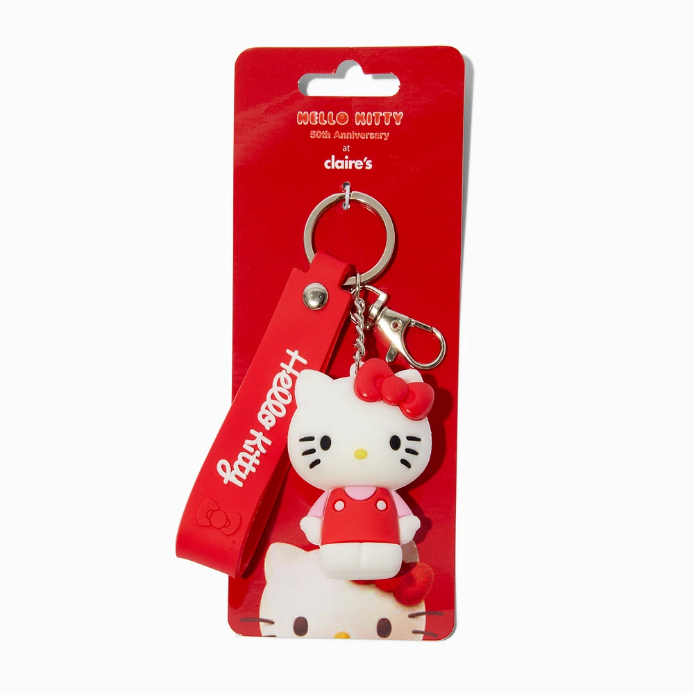 Hello Kitty® 50th Anniversary Claire's Exclusive Wristlet Keychain