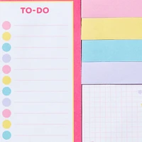 Happy Face Sticky Note Pack - 10 Pack