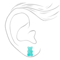 0.5" Glow In The Dark Gummy Bears® Stud Earrings