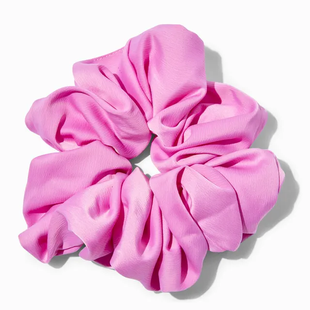 Claire's Small Pleated Scarf Hair Scrunchie