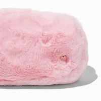 Blush Pink Furry Fanny Pack