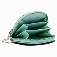 Crystal Bow Quilted Mint Green Wallet