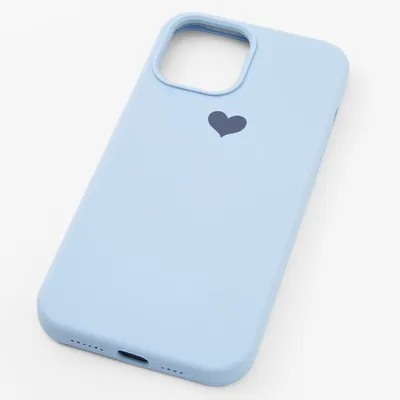 Baby Blue Heart Phone Case - Fits iPhone 12 Pro Max