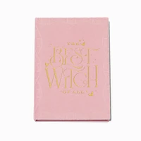 Wicked™ Claire's Exclusive "The Best Witch Of All" Emblem Pink Notebook