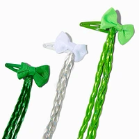 St. Patrick's Day Faux Hair Snap Clips - 6 Pack