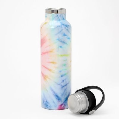 Rainbow Tie Dye Metal Water Bottle