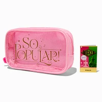 Wicked™ Claire's Exclusive "So Popular" Pink Makeup Bag