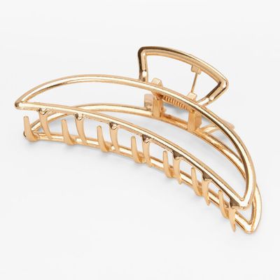 Gold Large Arch Hair Claw