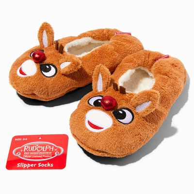 Rudolph the Red Nosed Reindeer® Plush Slippers