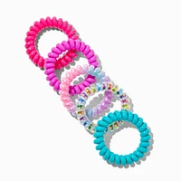 Claire's Club Jewel Tone Coil Bracelets - 5 Pack