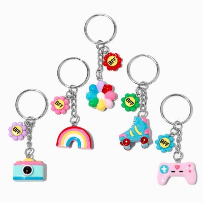 Best Friends Trendy Icons Keychains - 5 Pack
