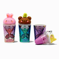 Mermaid Critter Frappuccino Lip Gloss Set - 3 Pack