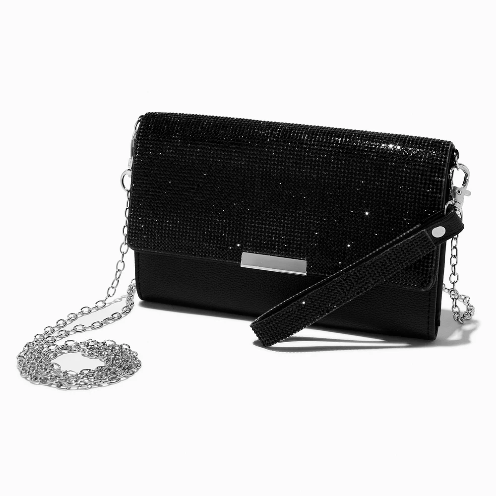 Bling Crossbody Wristlet Wallet