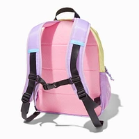 Pastel Colorblock Functional Backpack